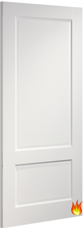Madison 2 Panel White Primed Internal Fire Door (FD30)